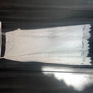 lace white dress